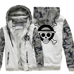 MAOKEI - One Piece Mugiwara Emblem War Style 2 Hoodie - B0BMYTGDN1