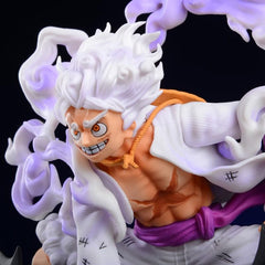 MAOKEI - One Piece Mugiwara Luffy Gear 5 Attack Style 2 Figure -