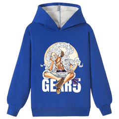 MAOKEI - One Piece Mugiwara Luffy Gear 5 Epic Pose Hoodie Style 2 - B0CLL7RYQ1