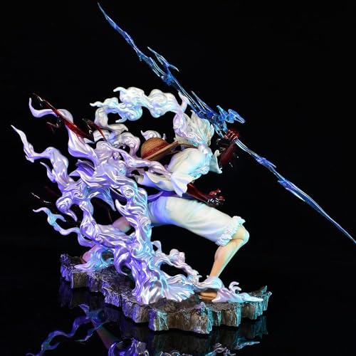 MAOKEI - One Piece Mugiwara Luffy Gear 5 Thunder Attack Style 1 Figure -