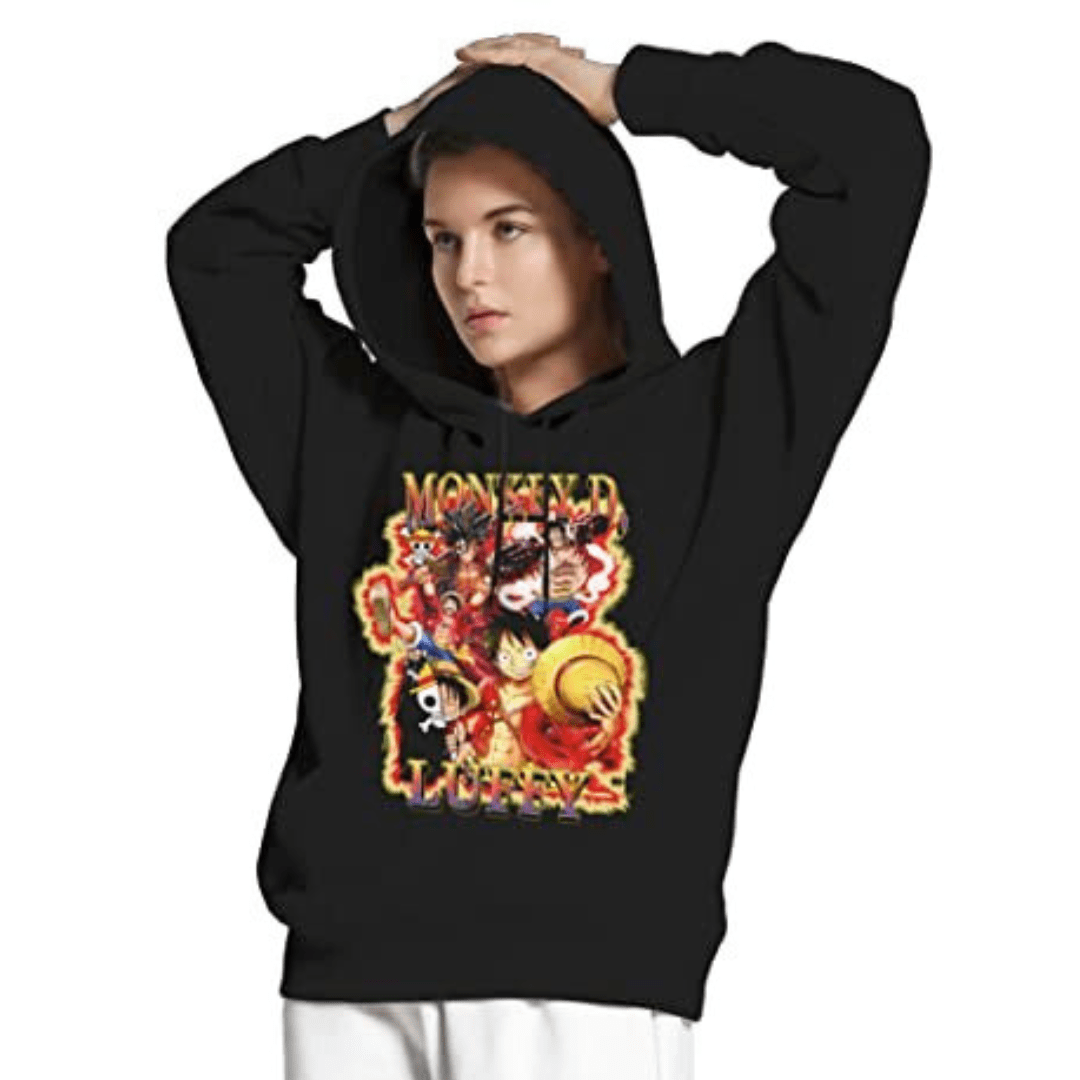 MAOKEI - One Piece Mugiwara Team Epic Hoodie Style 4 - B0BHN9GR7F