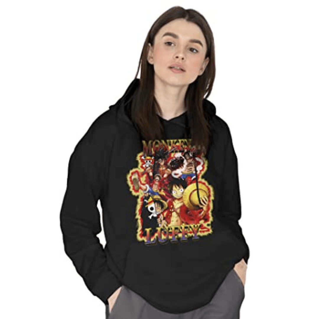 MAOKEI - One Piece Mugiwara Team Epic Hoodie Style 4 - B0BHN9GR7F