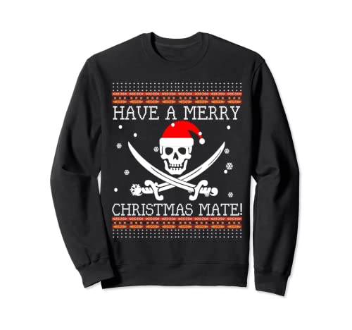 MAOKEI - One Piece Pirate Emblem Christmas Sweater - B07HM5R4P1