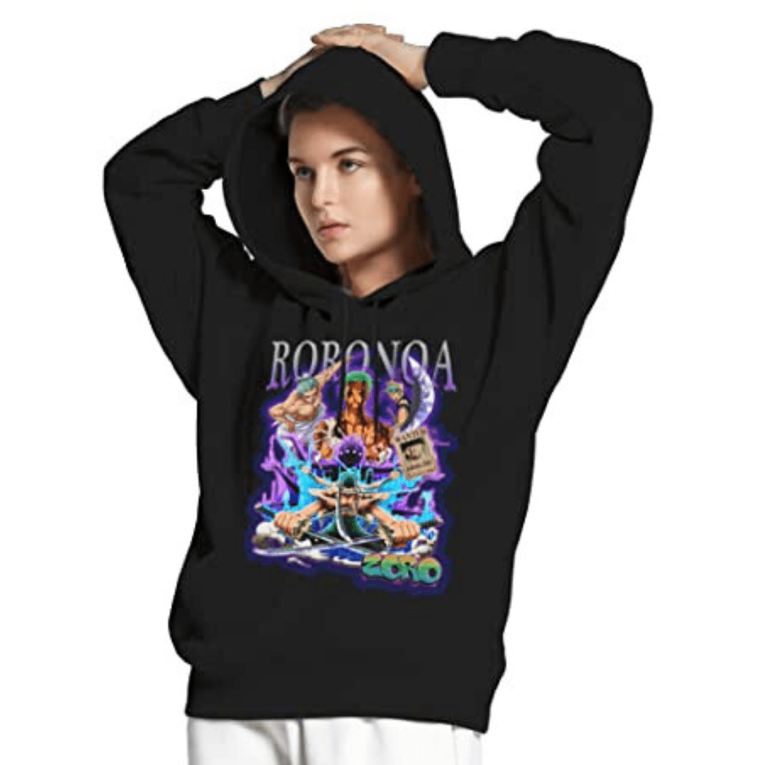 MAOKEI - One Piece Roronoa Zoro Adventure Resume Hoodie - B0BHN9V9QX-1