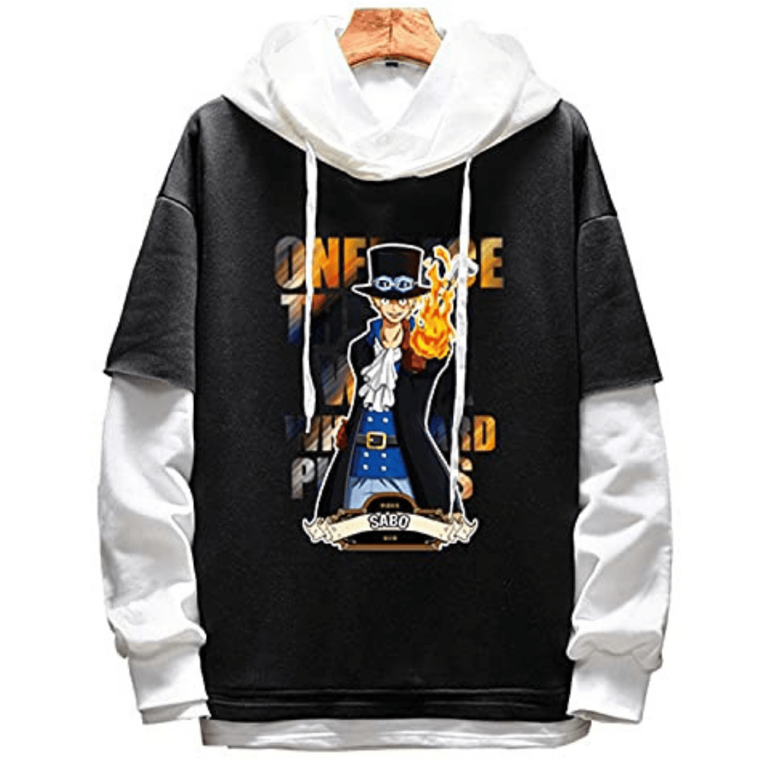 MAOKEI - One Piece Sabo Epic Pose Hoodie Style 1 - B09P87VXXZ