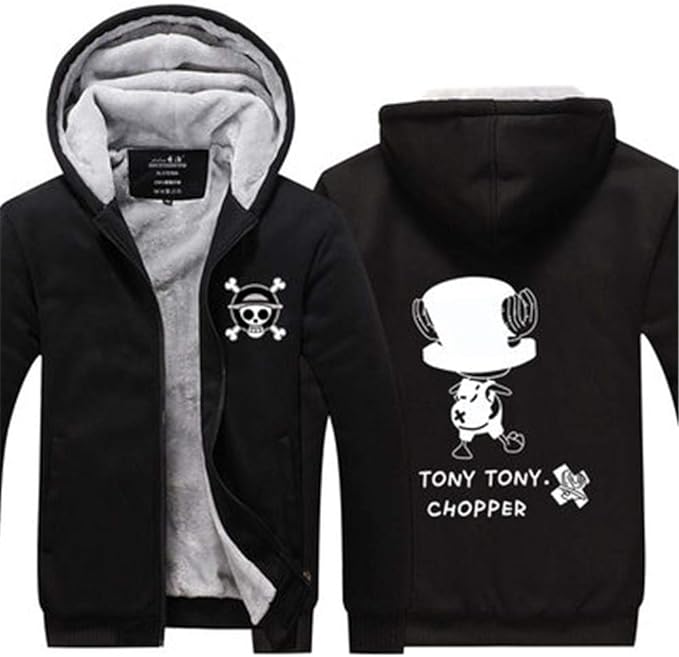 MAOKEI - One Piece Tony Chooper Walk Winter Hoodie Style 1 - B07M5KDXVJ