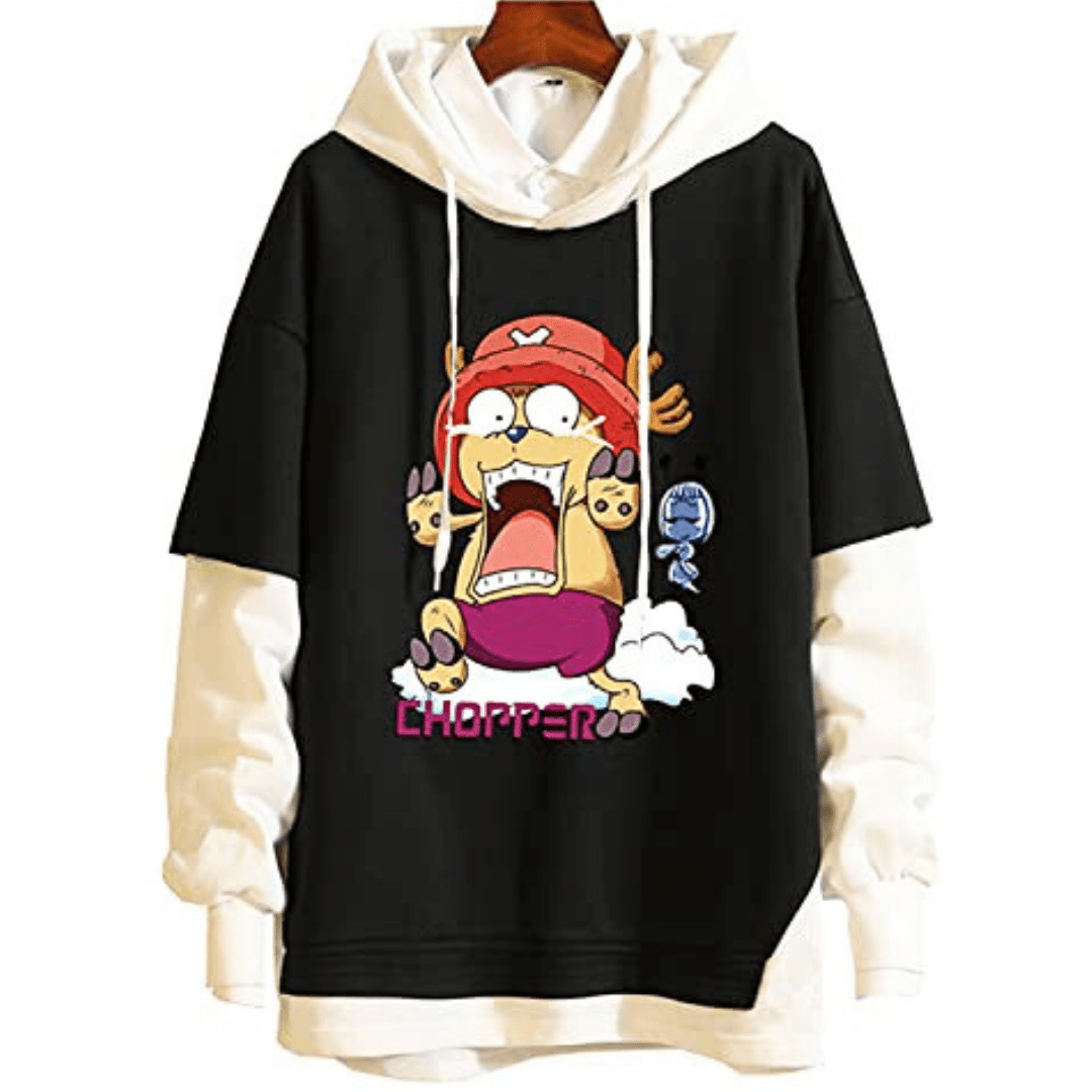 MAOKEI - One Piece Tony Chopper Surprise Classic Hoodie Style 1 - B09P87KQD4