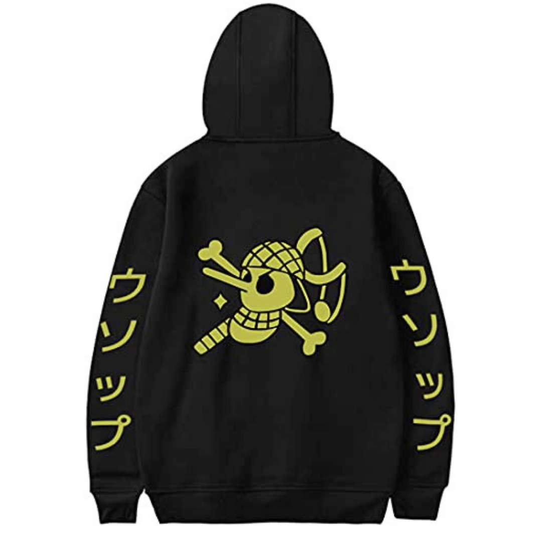 MAOKEI - One Piece Usopp Special Emblem Epic Hoodie - B09MTJLP1F