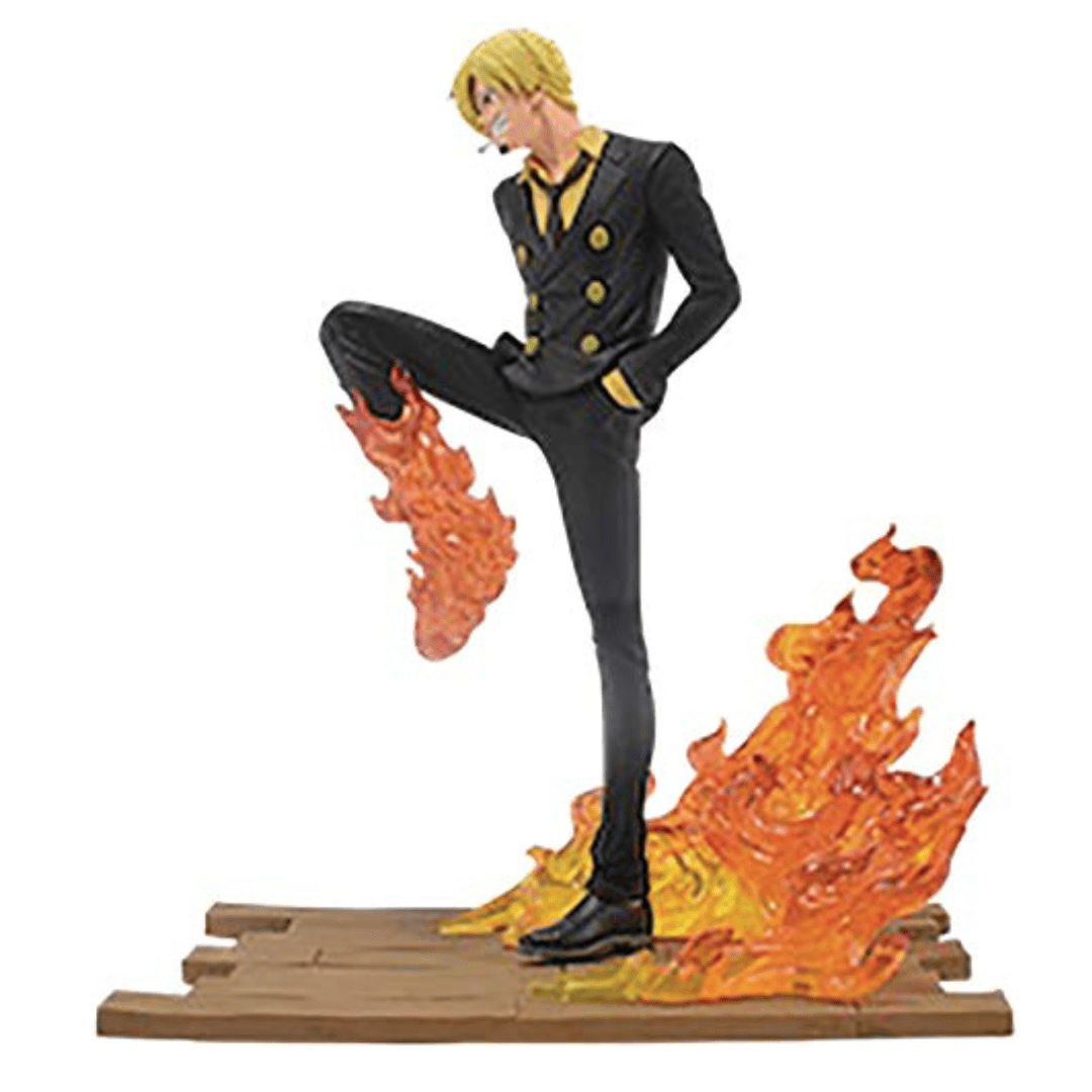 MAOKEI - One Piece Vinsmoke Sanji Diable Jambles Attack Figure - B08FBBZQ13