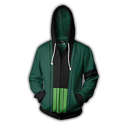 MAOKEI - One Piece Zoro Wano Costume Hoodie Style 1 - B09CH5HPBJ