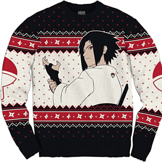 MAOKEI - Sasuke Uchiha Epic Christmas Sweater - B09M7J74B5