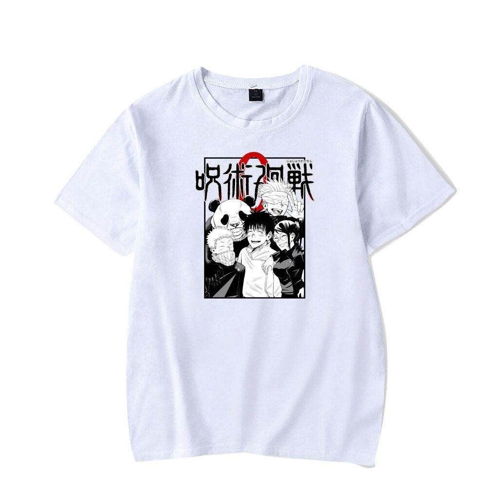 MAOKEI - Satoru & Yuta Team Summer Style Shirt - 1005003718060177-White-XS