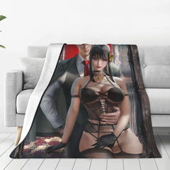 MAOKEI - Spy×Family Ecchi Pose Blanket - 1005004277568663-Poster Blanket-100x125cm
