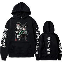 MAOKEI - Tanjiro 3D Attack Hoodie - 1005005073432967-Black-S