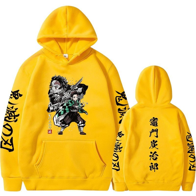 MAOKEI - Tanjiro 3D Attack Hoodie - 1005005073432967-Black-S