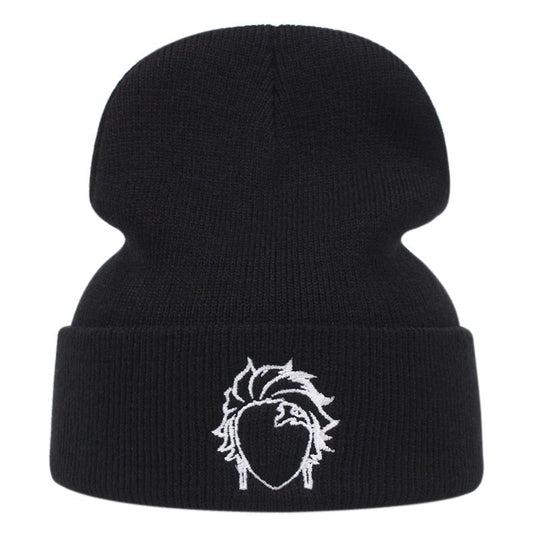 MAOKEI - Tanjirou Classic Black Beanie - 1005003327517745-Tanjirou Black