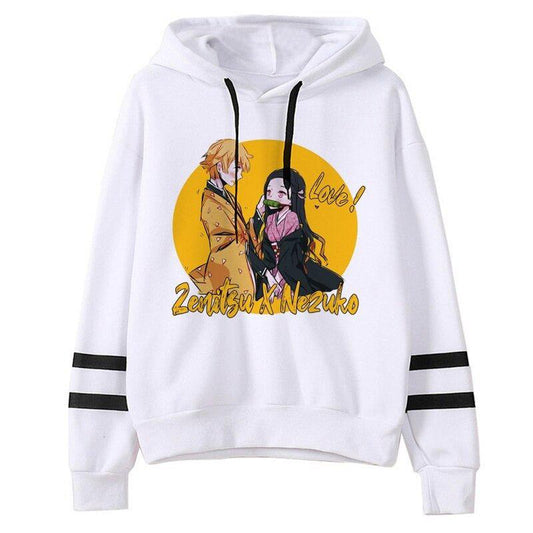 MAOKEI - Zenitsu X Nezuko Demon Slayer Hoodie - 1005003269022620-68521-XS